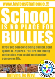 School Bullies - Jaylens Challenge Foundation, Inc.
